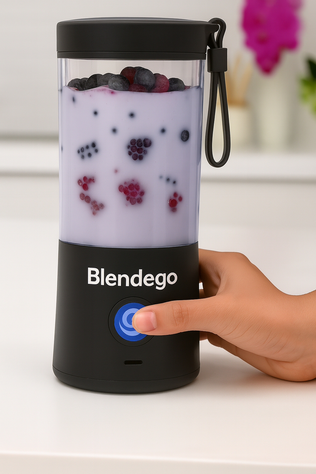Blender portable BlendéGo 2 sur la plage